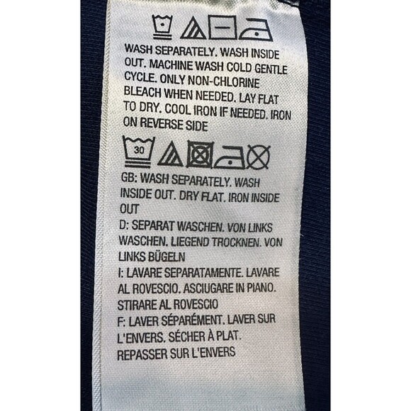 Quacker Factory Women Size L Blue Long Sleeve Sequined Front Pocket - Picture 10 of 11